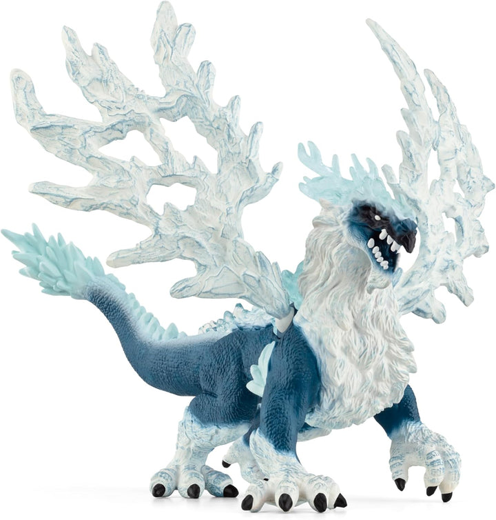 Eldrador Creatures - 8" Lava Dragon Toy - Movable Wing Action Figure for Boys and Girls - Mythical Creature Figures - Fantasy Beast Figurine - Red Monster Dragon Toys - Kids Ages 7+ | 70138