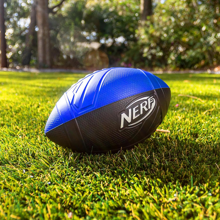 Pro Grip Football, Blue, Classic Foam Ball, Easy to Catch & Throw, Sports Toys, Christmas Gifts or Stocking Stuffers for Kids