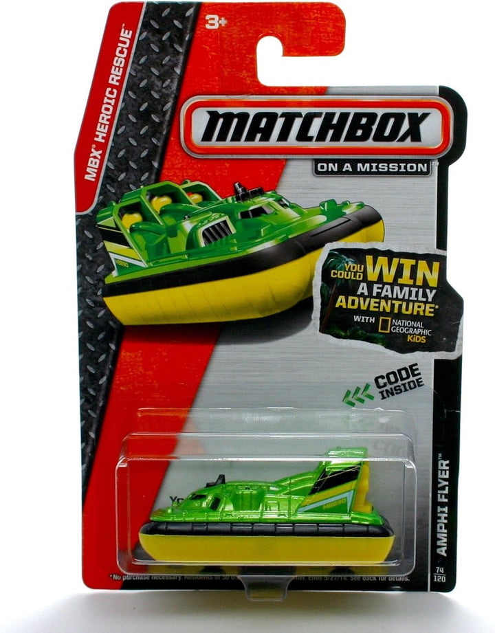 2014 MBX Heroic Rescue Amphi Flyer (Hovercraft) 17/120, Green
