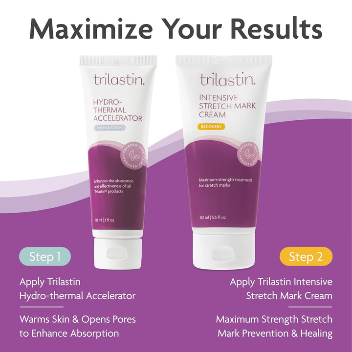 Stretch Mark Cream for Pregnancy - 5.5 Oz Tube - Vitamin-Infused Cocoa Butter Formula - Intensive Scar Treatment - Hypoallergenic & Paraben-Free