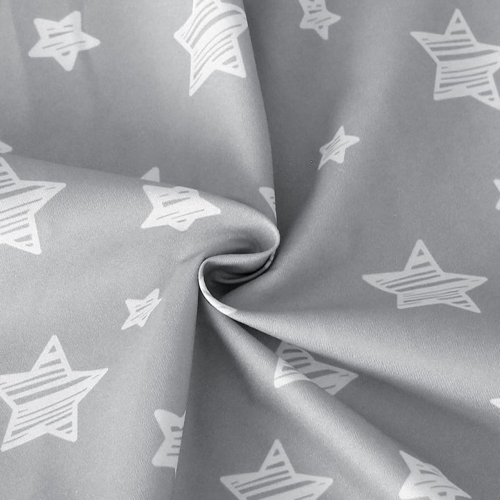 Nursing Pillow Cover for Baby Snug Fits Boppy Nursing Pillows, Super Soft, for Breastfeeding Moms, Grey Star