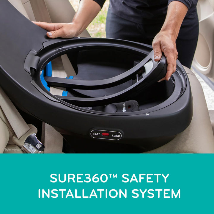 Revolve360 Extend Convertible Car Seat with 360 Degree Rotation, Extended Rear-Facing, Forward-Facing, Booster Mode, and Secure Latch Install, Revere Gray