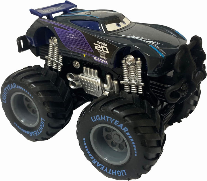 12 Styles Movie Cars 3 Black Storm Jackson Lightning Mcqueen Curz Mater Giant Wheels Cars 1：55 Diecast Vehicles Toys Set Children Car Toy (Big Foot Ambulance)