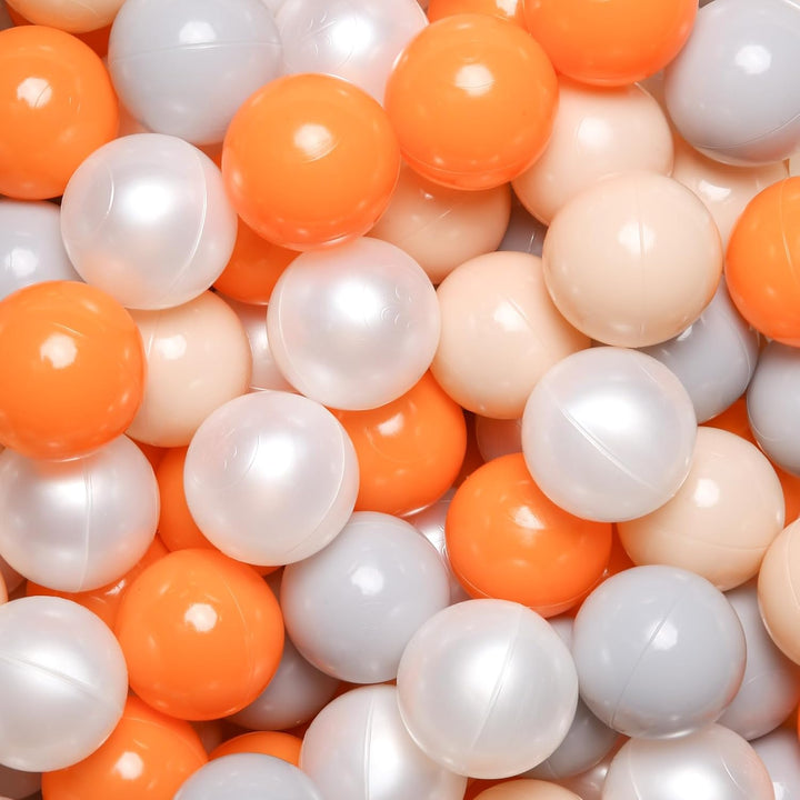 Ball Pit Balls for Toddlers Kids Plastic Balls for Ball-Pit Playpen Pool Baby Pastel Party Decor Fun Shaped Star Bulk 50 100 200 500 1000 Count