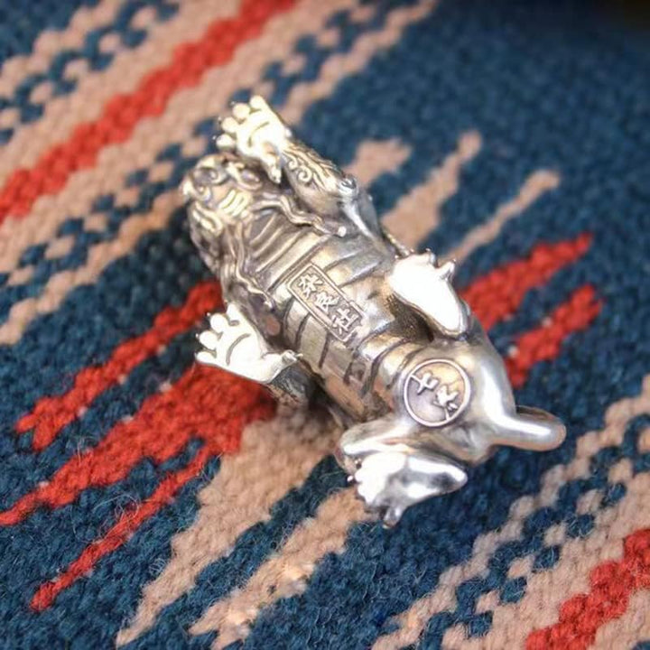Retro Style Lion Head Necklace Key Chain Pendant Blessing Handle Piece Jewelry Accessory(Single Pendant)