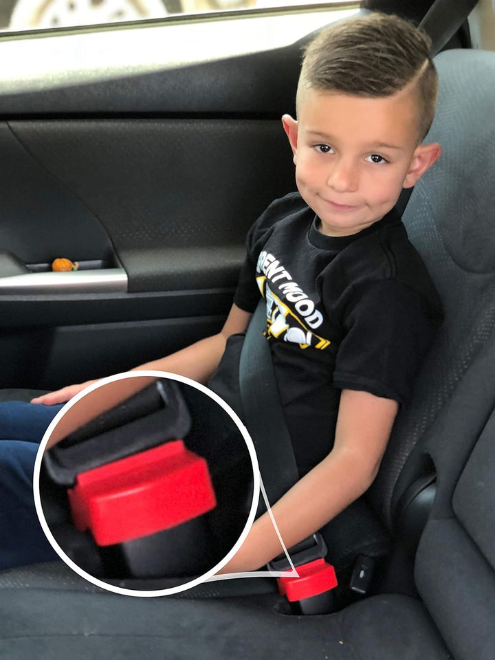 Safety Buckle Pro Seatbelt Lock and Seat Belt Clips - Keep Children in Car Seat Locked and Tight – Stop Kids with Special Needs from Unbuckle - Strong ABS Plastic Buckle Guard – Universal Fit
