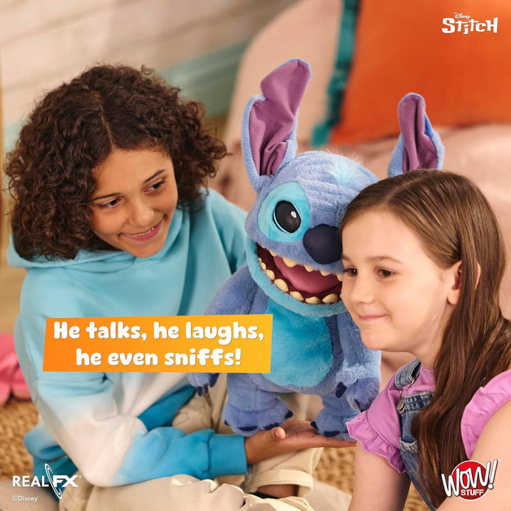 Disney Stitch Puppetronic by Realfx | with a Limited 1St Edition Certificate | Looks, Feels & Sounds Real! | Disney'S Lilo & Stitch | over 100 Action & Sounds | 18" High | Ages 6+