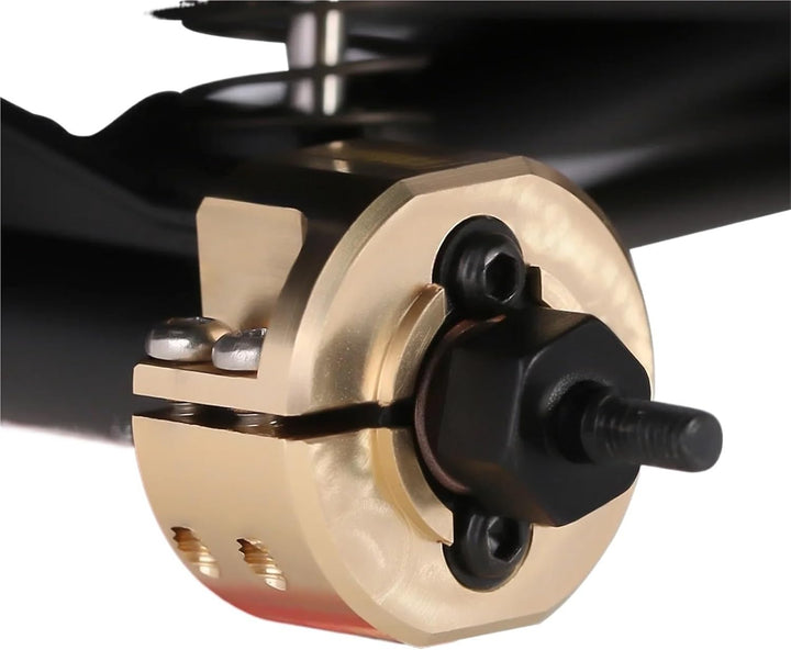 For INJORA 14G/ Pcs Brass for Rear Axle Counterweights for 1/18 for RC for Crawler for TRX4M (4M-30)(Titanium)