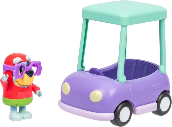 Vehicle Set – 4-Pack Includes Garbage Truck, Convertible, Family Car & Firetruck, Official Toys for Kids Ages 3+