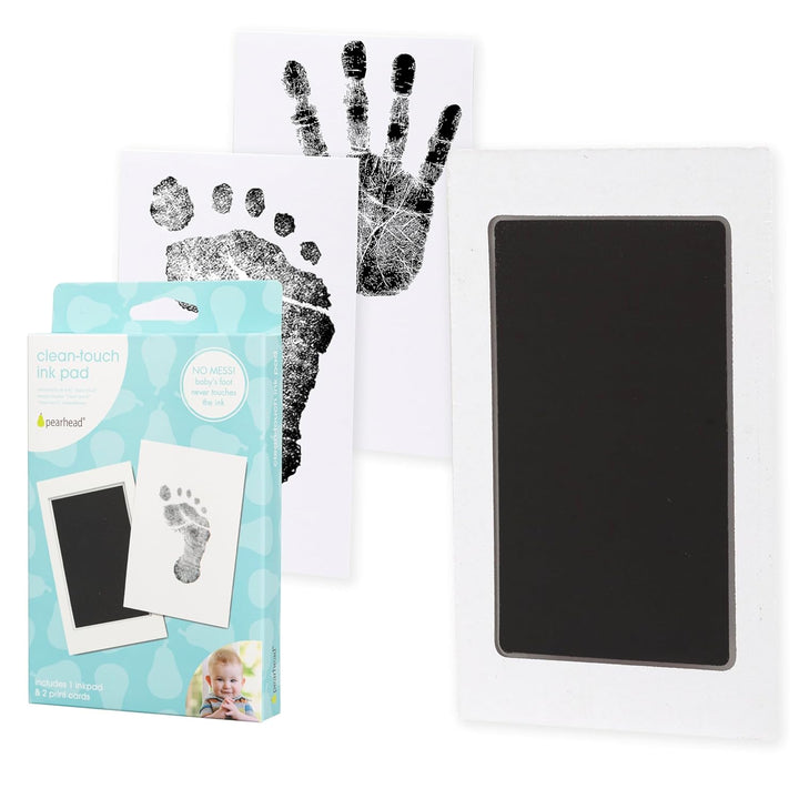 4-Pack Clean-Touch Ink Pad Kit, Mess-Free Inkless Hand and Footprint Kit, Baby Foot Printing Kit, Cat and Dog Paw Print Kit, Suitable for Babies and Pets