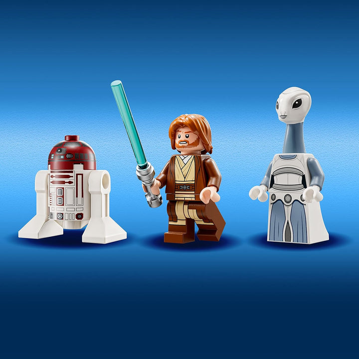Star Wars Obi-Wan Kenobi'S Jedi Starfighter 75333 Building Toy Set - Features Minifigures, Lightsaber, Clone Starship from Attack of the Clones, Great Gift for Kids, Boys, and Girls Ages 7+