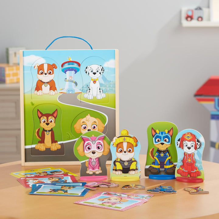 PAW Patrol Wooden Magnetic Pretend Play (64 Pieces)