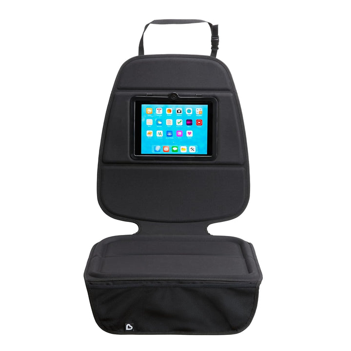 Child Car Seat Protector, Elite Seat Guardian with Grime Guard Fabric, Dark Grey