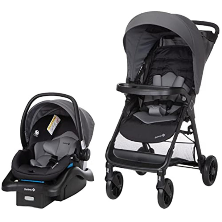 Smooth Ride Travel System Stroller and Car Seat Onboard™ FLX - Efficient Infant Car Seat Stroller and Infant Car Seat and Stroller Combo, Monument