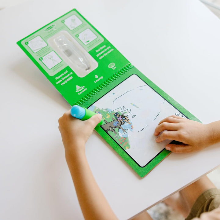 Let’S Explore Water Wow! Seasons Water-Reveal Pad – Reusable on the Go Travel Activity - FSC Certified