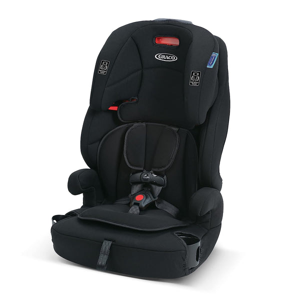 Tranzitions 3-In-1 Harness Booster Car Seat, Forward Facing Car Seat, Highback, to Backless Booster, Black