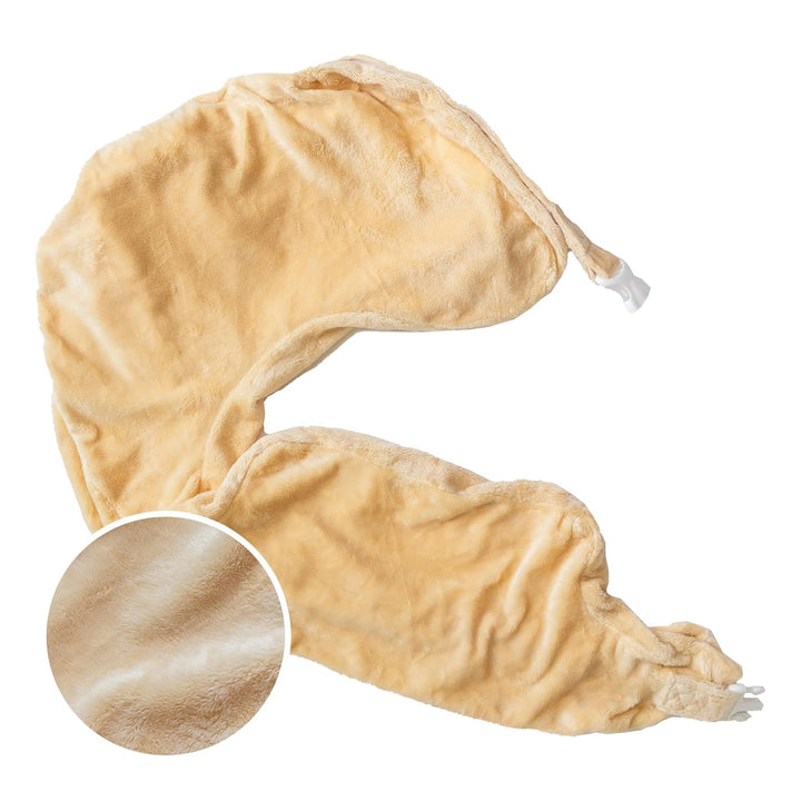 Organic Cotton Deluxe Nursing Pillow Cover - Slipcovers for Baby - Adjustable Fit, Easy Care, Durable - Original Nursing Pillow Not Included, Organic Cream