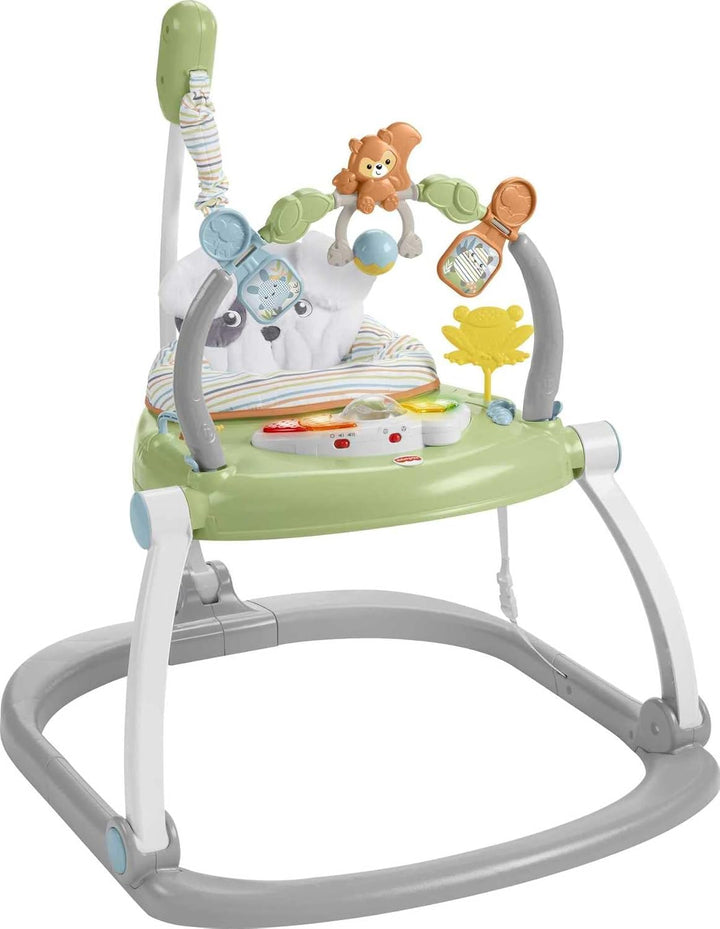 Baby Jumperoo Baby Bouncer and Activity Center with Lights and Sounds, Astro Kitty Spacesaver