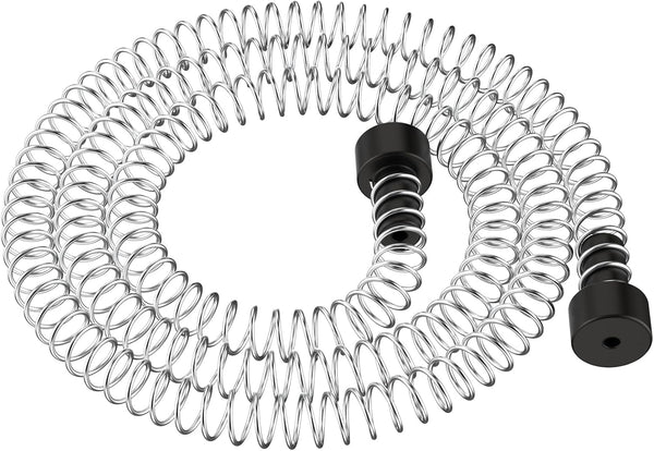 Zipline Spring Brake, 13.1Ft Extra Long Heavy Duty Stainless Steel Zipline Brake Stopper, Zip Line Kit for Backyard Zipline Spring for 3/16 1/4 5/16 3/8 Inch Cable