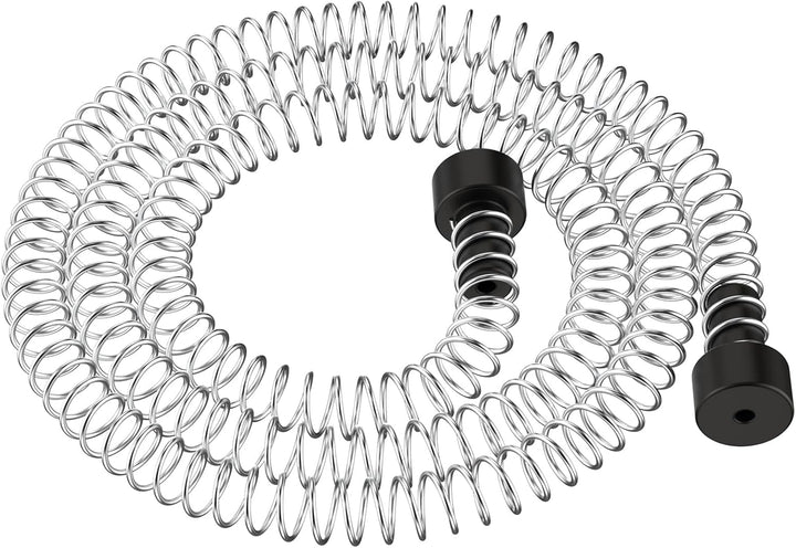 Zipline Spring Brake, 13.1Ft Extra Long Heavy Duty Stainless Steel Zipline Brake Stopper, Zip Line Kit for Backyard Zipline Spring for 3/16 1/4 5/16 3/8 Inch Cable