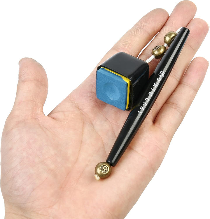 2 in 1 Portable Pick Pocket Chalk Cover Tip Pricker Prep Tool, Billiard Cue Snooker Accessory,Billiard Pool Stick Chalk Holder(3 Models Availaba)