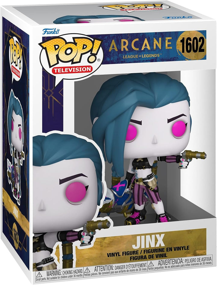 POP TV: Arcane LOL - Jinx - Arcane: League of Legends - Collectable Vinyl Figure - Gift Idea - Official Merchandise - for Kids & Adults - TV Fans - Model Figure for Collectors and Display