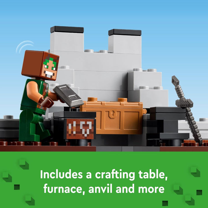 Minecraft the Wolf Stronghold Fortress Playset, Video Game Toy for Boys and Girls, Action Packed Castle Building Set with Minecraft Minifigures, Minecraft Toy Gift for Kids Ages 8 and Up, 21261