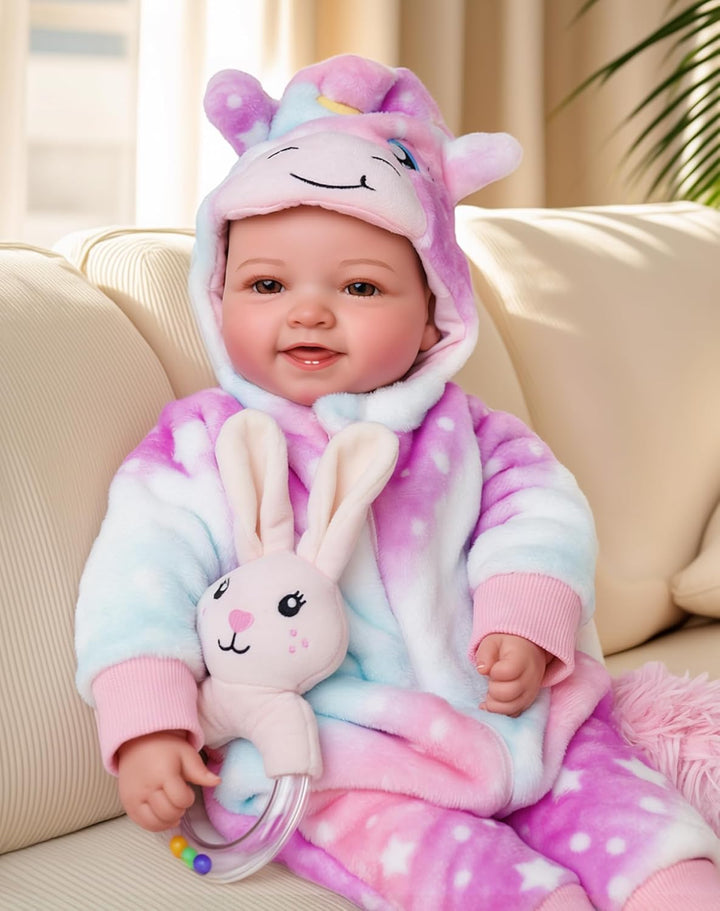 Baby Dolls, 17Inch Large Realistic Cute Soft Body Baby Doll Real Life Baby Dolls with Accessories for 3+ Year Old Girls Gifts, Pretend Play, Collection