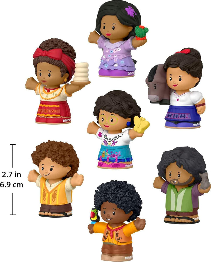 Little People Toddler Toys Disney Encanto Figure Set, 7 Characters for Preschool Kids Ages 18+ Months​ (Amazon Exclusive)