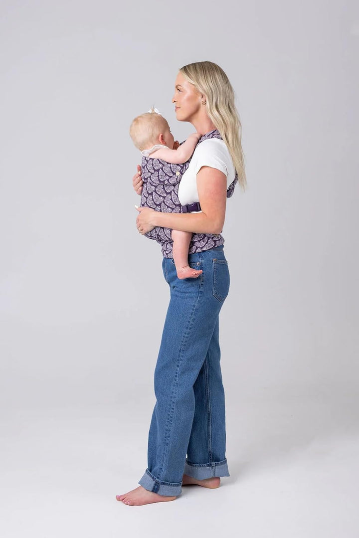 Monarch Ergonomic Baby Carrier – Premium Cotton Soft Structured Newborn to Toddler Carrier with Hip-Healthy Design, 3 Carry Positions (7-35Lbs), Lightweight & Breathable, (Houndstooth)