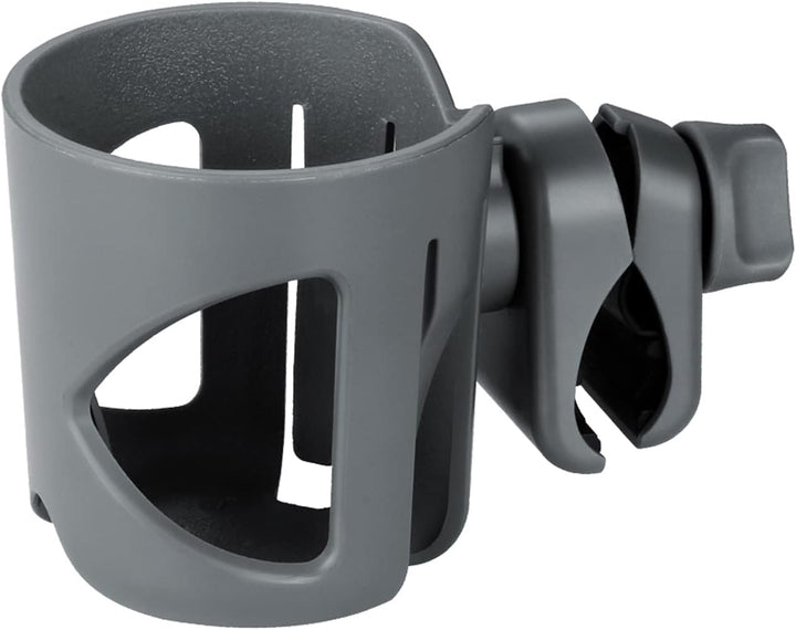 Universal Cup Holder, Stroller Cup Holder, 360° Rotatable Large Caliber Designed Bottle Holder for Stroller, Bike, Wheelchair, Walker, Scooter, Black