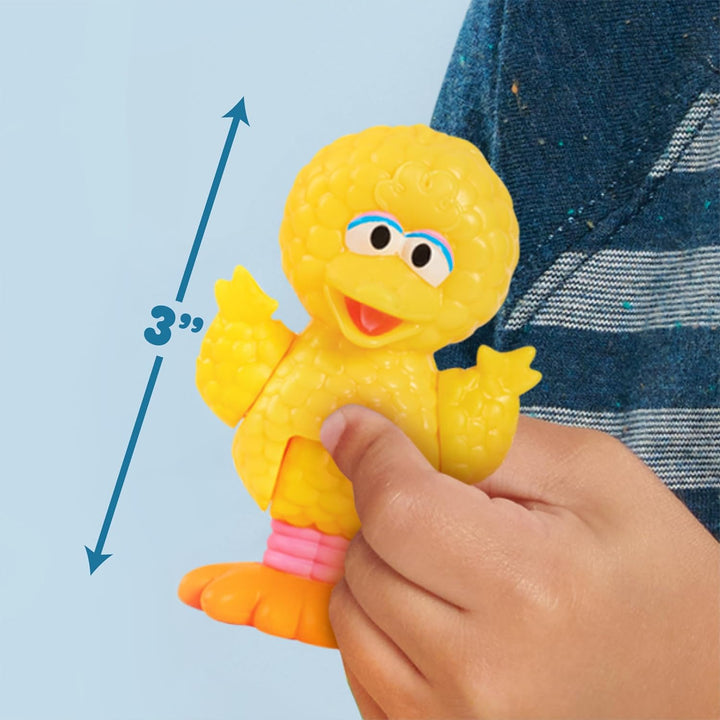 Sesame Street Neighborhood Friends, 7-Piece Poseable Figurines, Kids Toys for Ages 2 up by