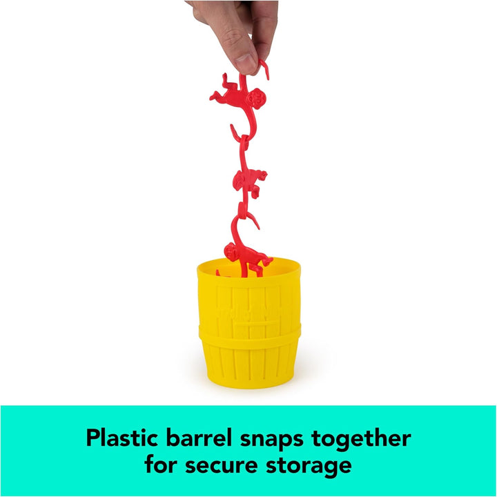 , Barrel of Monkeys, Retro Linking Fun for Preschoolers, Family Games, 1 & up Players, for Ages 3 & Up