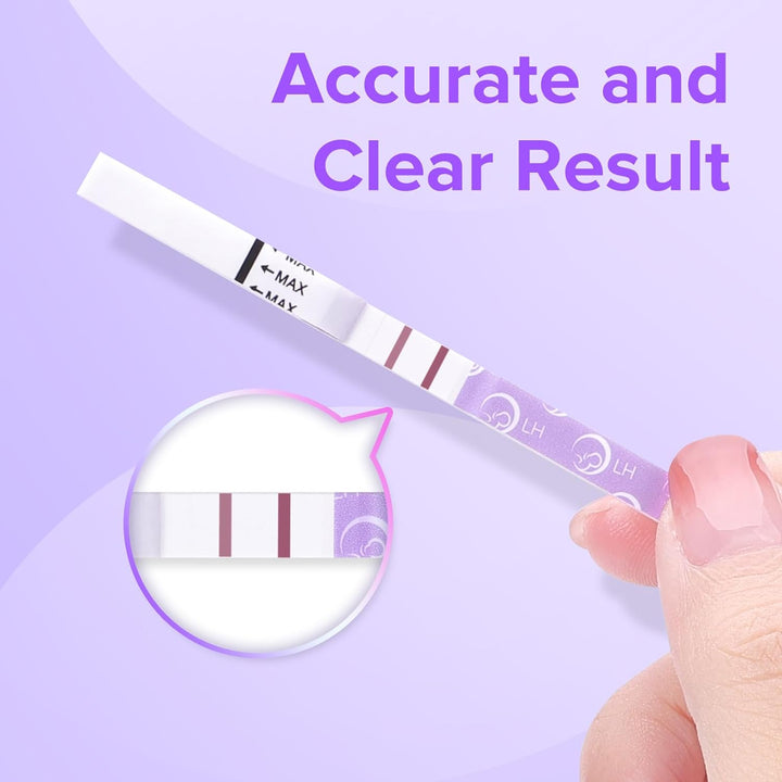Quantitative Ovulation Test Strips, Ovulation Predictor Kit with Smart Digital Ovulation Reader APP, Numerical Ovulation Tests, 20 LH Test