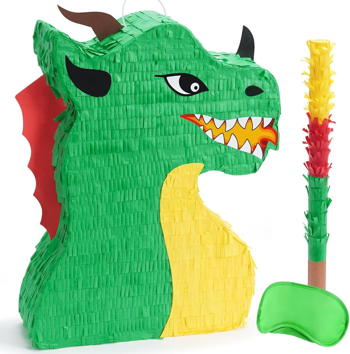 Unicorn Piñata - Unicorn Party Supplies Piñata Bundle with Blindfold and Bat for Girls Kids Rainbow Unicorn Theme Birthday Party Game Decorations (15.7" X 12.2" X 3.1")