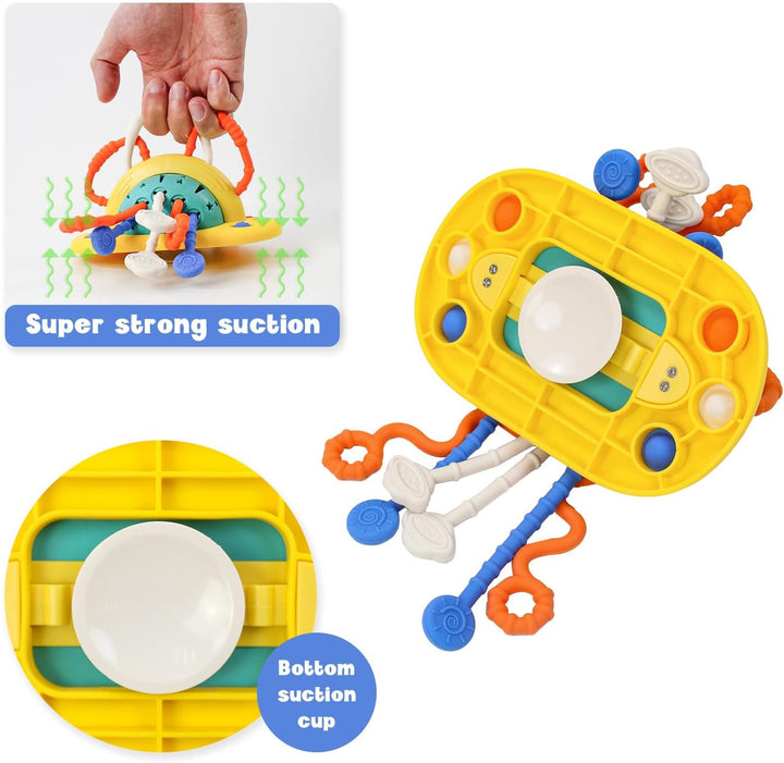 Baby Toys Silicone Suction Cup Toy for High Chair Toddler Sensory Toys for 6 12 Month Baby Montessori Toy for 1 Year