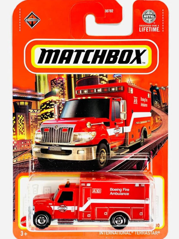 International Terrastar Boeing Fire Ambulance 71/100 1:64 Scale Die-Cast Vehicle