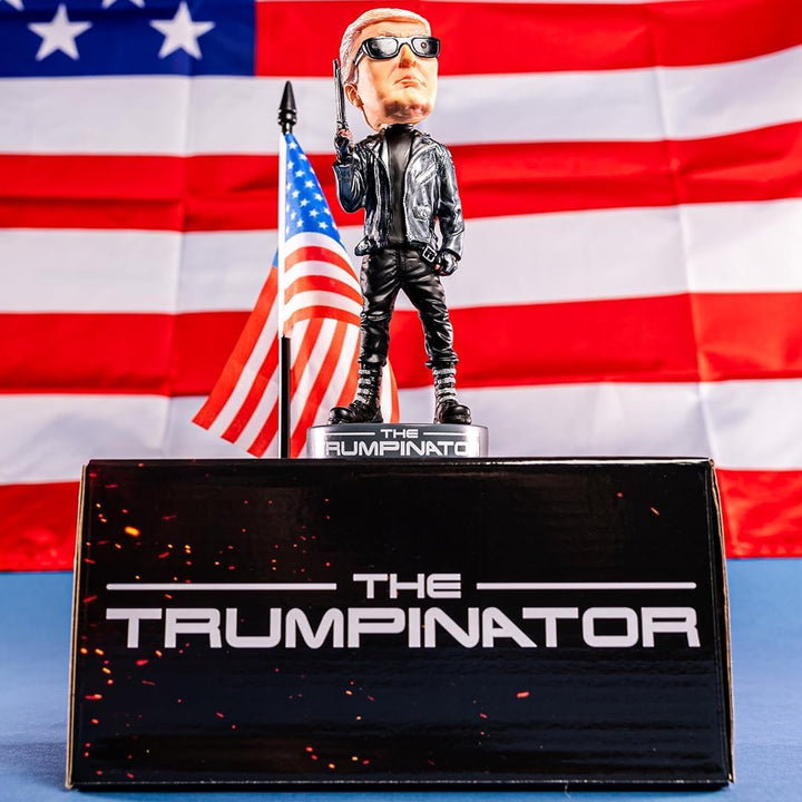 the Trumpinator Bobblehead the #1 Patriotic & President Gift 2025 Birthday for Conservatives or Gag Gift for Liberals