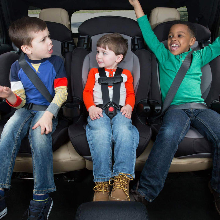 Kids Finale DX 2-In-1 Booster Car Seat, Forward Facing Toddler Car Seat (30-65 Lbs) and Belt Positioning High Back Booster Seat (40-100 Lbs), Sport Blue