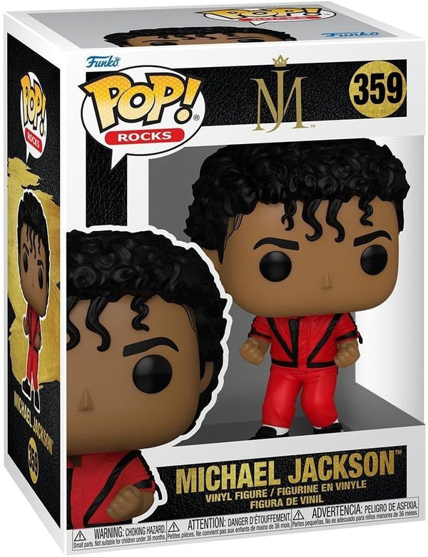 POP! Rocks: Michael Jackson - (Thriller) - Collectable Vinyl Figure - Gift Idea - Official Merchandise - for Kids & Adults - Music Fans - Model Figure for Collectors and Display