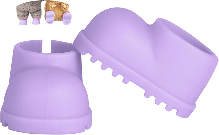 Doll Shoes for 17Cm Doll, Cute Mini Shoes Accessories for 17Cm Dolls Sitting Standing Series, Silicone Doll Rain Shoes Boots(1 Pair Black, No Doll)