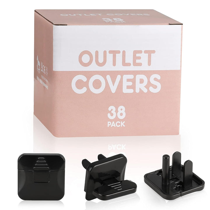 Outlet Covers  38-Pack White Child Proof Electrical Protector Safety Improved Baby Safety Plug Covers