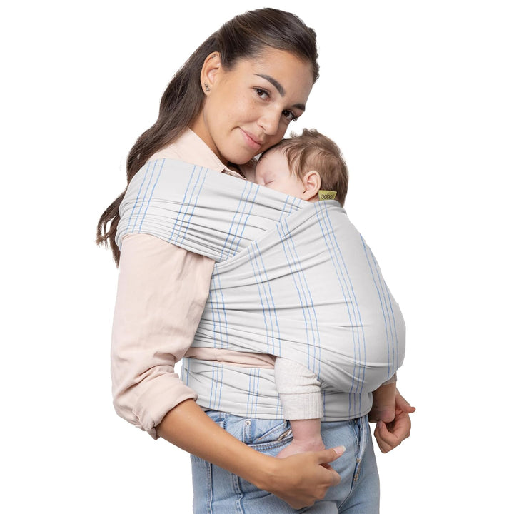 Baby Wrap Carrier – Original Baby Sling Carrier for Newborns (7–35 Lbs), Soft, Secure, Hands-Free & Ergonomic, Ideal for Comfortable Bonding, New Parents (Grey)