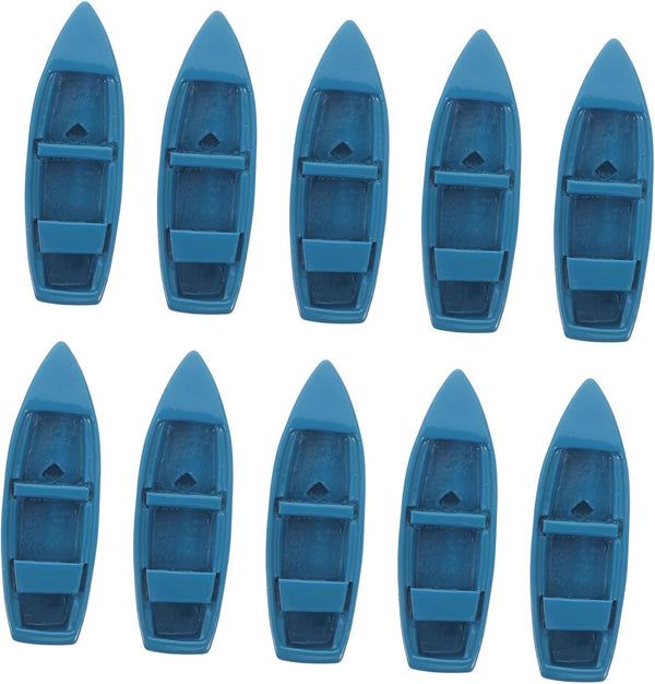 10Pcs Miniature Yacht Decor High Detail Boat for Fairy Garden Coastal Home Decor Accessories for Nautical Microlandscape Display