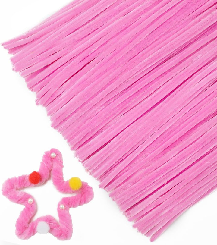 200Pcs Multicolor Pipe Cleaners, 20 Colors Chenille Stems for DIY Crafts & Art Projects, Includes Beginner'S Manual (12Inch X 6Mm)