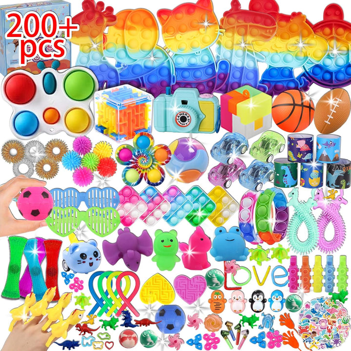 1000Pcs Party Favors for Kids, Fidget Toys Bulk, Birthday Gift Toys, Fidgets Stocking Stuffers, Treasure Box Birthday Party, Goodie Bag Stuffers, Carnival Prizes, Pinata Stuffers, Classroom Prizes