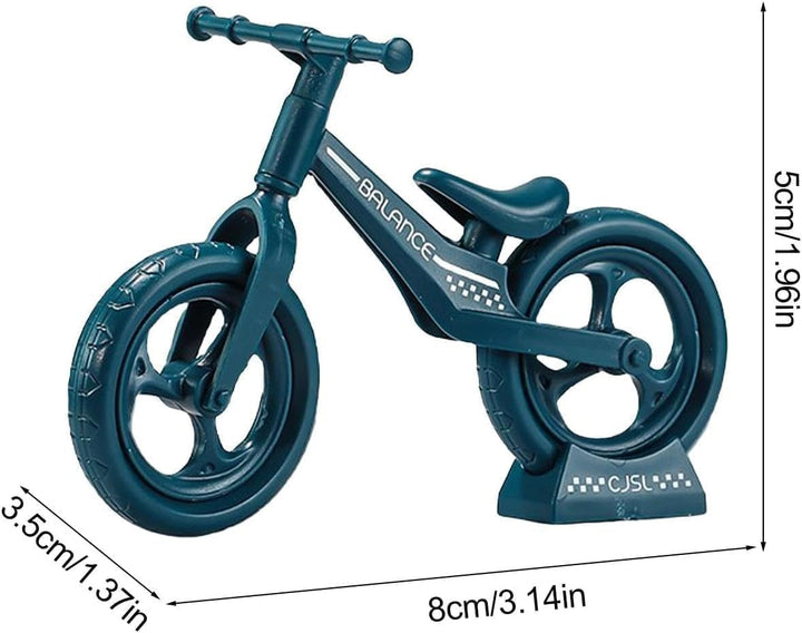 Mini Finger Mountain Bike, Desktop Decoration Cycling Figure, Random Colour, Small Mountain Cycling Figure Finger Playing