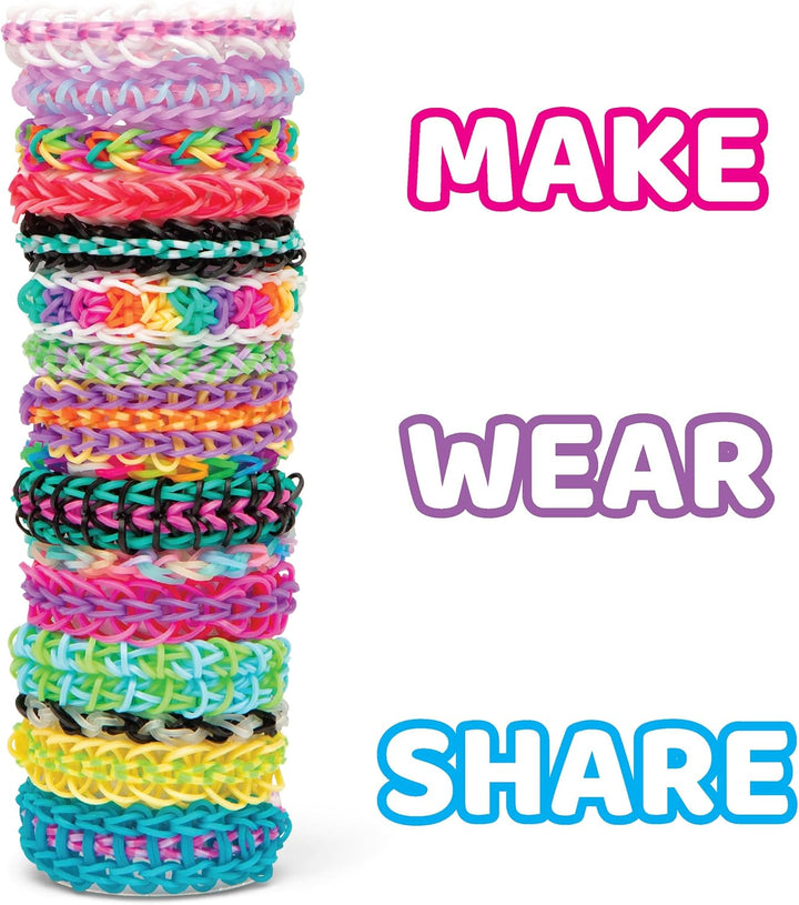 ® MEGA Combo Set, Features 7000+ Colorful Rubber Bands, 2 Step-By-Step Bracelet Instructions, Organizer Case, Great Gift for Kids 7+ to Promote Fine Motor Skills