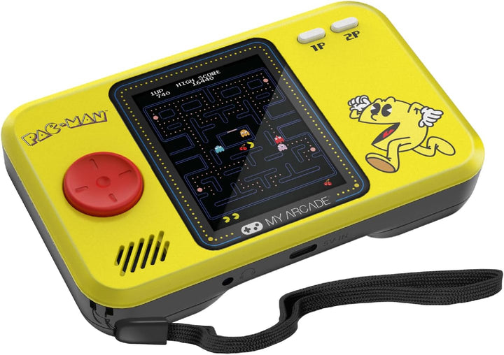 Pac-Man Pocket Player Pro: 2.75" Color Display, Retro Gaming Consoles, Arcade Classics, Family Game Night, Retro Mini