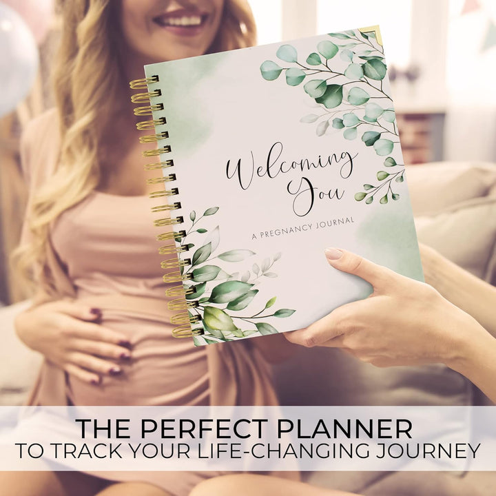 Pregnancy Journal and Memory Book with Stickers and Keepsake Pocket - Lovely Must Have Gift for First Time Moms to Be - the Perfect Planner to Track Your Little Ones Life-Changing Journey